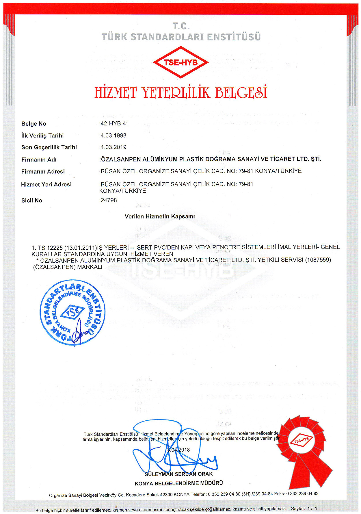  Sertifika 1